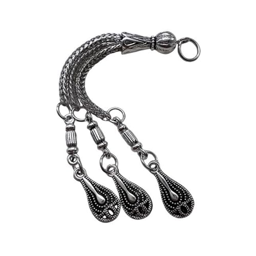 Antike Silberplattierte Metall Quasten Pinsel Accessoires Vintage Schmuckzubehör Halskettenarmbandanschlüsse Antike Silberplattierte Metall Quasten Pinsel Accessoires Vintage Schmuckzubehör Halskettenarmbandanschlüsse von HDOYTXXM