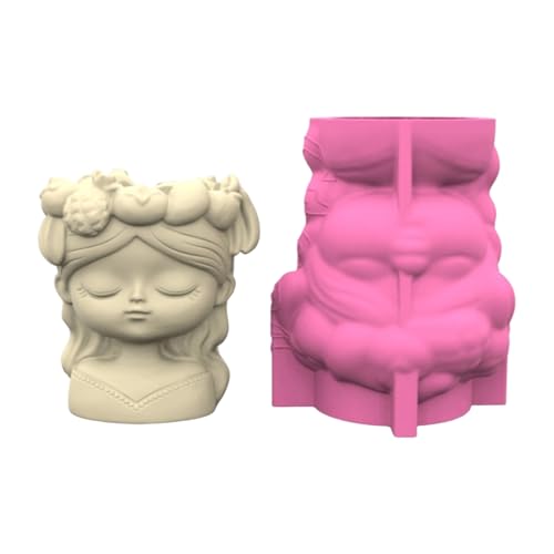 Bequemes Mädchen Head Planter Silikonform Zement Gips Handwerkstool Zum Handwerk Von Hausgarten Dekors Projekte Bequemes Mädchen Head Planter Silikonform Zement Gips Handwerkstool Zum Handwerk Von Hausgarten Dekors Projekte von HDOYTXXM