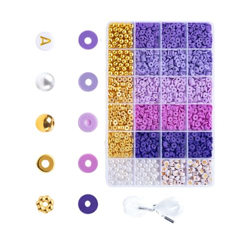 Clay Perlen Round Spacer Perlen Perlen Set Bunfle Perlen Basteln Perlen Schmuckperlen Für Armbänder Clay Perlen Round Spacer Perlen Perlen Set Bunfle Perlen Basteln Perlen Schmuckperlen Für Armbänder von HDOYTXXM