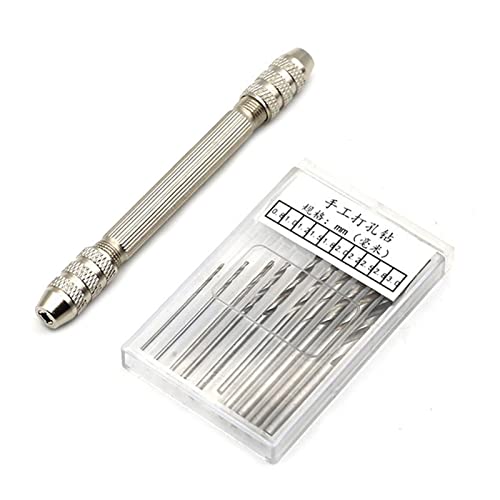 Doppelende Pin Spudel Chuck Handbohrer Bit Drill Chuck Twist Bit Watch Schmuck Making Reparaturwerkzeug Uhrmacher Doppelende Pin Spudel Chuck Handbohrer Bit Drill Chuck Twist Bit Watch Schmuck Making Reparaturwerkzeug Uhrmacher von HDOYTXXM