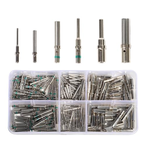 Fassstile Kontakte Deutsch Festkontakt Set Größe 12 16 20 Männliche Weibliche Terminals Serie Pin Steel Crimp von HDOYTXXM