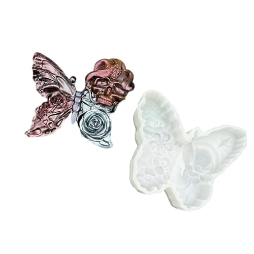 Flexibler Silikonhandwerksform Mit Zuckerschädel Blumenmuster Für Kerzenherstellung Projekte Schmetterlingsschädel Silikonform Flexibler Silikonhandwerksform Mit Zuckerschädel Blumenmuster Für Kerzenherstellung Projekte Schmetterlingsschädel Silikonform von HDOYTXXM