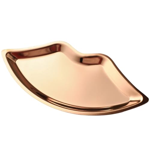 HDOYTXXM Edelstahlschmuck Rack Lip Form Schmuck Desktop Aufbewahrungsschale Schmuckhalter Ohrringe Display Hanger HDOYTXXM Edelstahlschmuck Rack Lip Form Schmuck Desktop Aufbewahrungsschale Schmuckhalter Ohrringe Display Hanger von HDOYTXXM