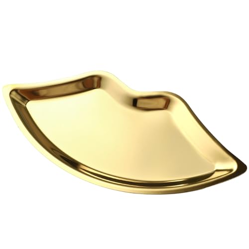 HDOYTXXM Edelstahlschmuck Rack Lip Form Schmuck Desktop Aufbewahrungsschale Schmuckhalter Ohrringe Display Hanger HDOYTXXM Edelstahlschmuck Rack Lip Form Schmuck Desktop Aufbewahrungsschale Schmuckhalter Ohrringe Display Hanger von HDOYTXXM