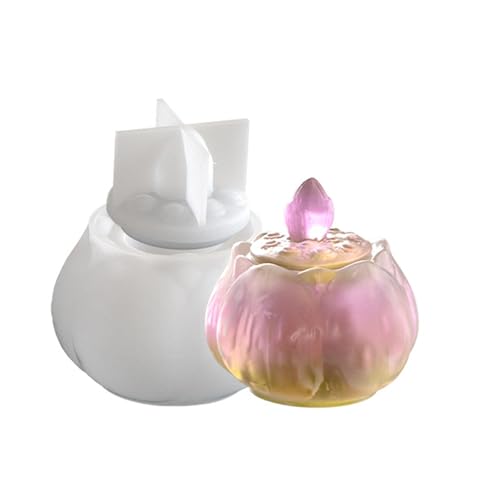 Kreatives Großes Silikonpflanzerform Schimmel Für Schmucklager Jar Blumenkerzenhalter Crafting Form von HDOYTXXM