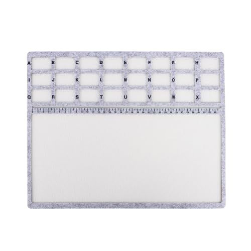Multi Funktionaler Perlenorganisator Board Für Handgefertigtes Handwerk Und Professionelle Designprojekte Nicht Schlupfhafte Filzkanzlermatte Filzspattenschale von HDOYTXXM