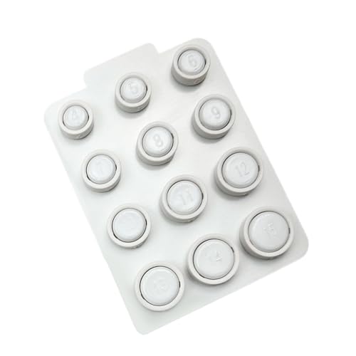 Ringegrößen Finder Kits Mit Nummerierten Markierungen Und Ergonomischem Design Für Komfortable Anpassungsmesswerkzeuge Kunststoff Ringgröße Messwerkzeug von HDOYTXXM
