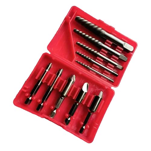 Schraubenextraktionsmetallbohrer Bit Set Beschädigte Schrauben Remover Extraktor Holzbearbeitungswerkzeug Bruch Bolzen Wasserrohrextraktor Schraubenextraktionsmetallbohrer Bit Set Beschädigte Schrauben Remover Extraktor Holzbearbeitungswerkzeug Bruch Bolzen Wasserrohrextraktor von HDOYTXXM