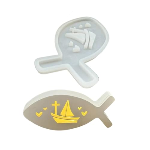 Sea Animal Fisch Silikonkerzenhalter Formen Epoxidharz Silikonform Für Kerzenständer Teelichthalter Home Dekoration von HDOYTXXM