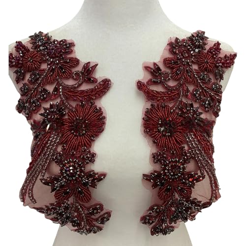 Stickerei Perlenflecken Weizenflecken Blumenanwendungen Für Einfache Anwendung Auf Verschiedenen Textilhandwerkskostümzubehör Accessoire Stickerei Perlenflecken Weizenflecken Blumenanwendungen Für Einfache Anwendung Auf Verschiedenen Textilhandwerkskostümzubehör Accessoire von HDOYTXXM