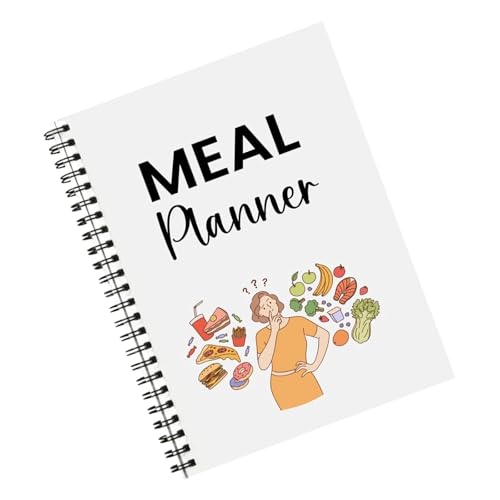 Täglicher Mahlzeit Journal Planer Twin Coil Binding Daily Planner Frühstück Abendessen Ernährung Journal Journal Notebook 21x14cm von HDOYTXXM
