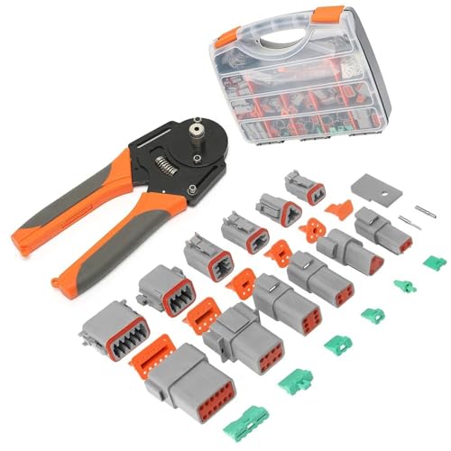 Wasserdichtes Stecker Mit 2 3 4 6 8 12 Pin Klemmen Und Professionelles Crimp Werkzeug Für Elektrische Systeme Korrosionsbeständiger Marine Elektrischer Stecker Wasserdichtes Stecker Mit 2 3 4 6 8 12 Pin Klemmen Und Professionelles Crimp Werkzeug Für Elektrische Systeme Korrosionsbeständiger Marine Elektrischer Stecker von HDOYTXXM
