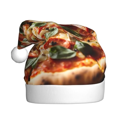 3D Pizza Pepperoni Weihnachtsmütze Nikolausmütze Kostüm Zubehör für Weihnachten Neujahr Urlaub Party Kopfbedeckung 3D Pizza Pepperoni Weihnachtsmütze Nikolausmütze Kostüm Zubehör für Weihnachten Neujahr Urlaub Party Kopfbedeckung von HDSKFNS