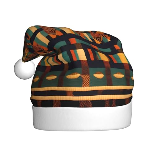 Afrikanische klassische gewebte Weihnachtsmütze, Weihnachtsmannmütze, Kostüm, Zubehör für Weihnachten, Neujahr, Urlaub, Party, Kopfbedeckung Afrikanische klassische gewebte Weihnachtsmütze, Weihnachtsmannmütze, Kostüm, Zubehör für Weihnachten, Neujahr, Urlaub, Party, Kopfbedeckung von HDSKFNS