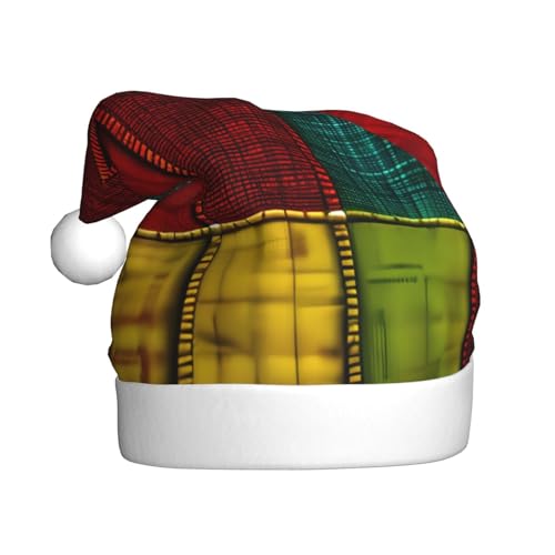 Afrikanischer Stil Patchwork 1 Weihnachtsmütze Nikolausmütze Kostüm Zubehör für Weihnachten Neujahr Urlaub Party Kopfbedeckung Afrikanischer Stil Patchwork 1 Weihnachtsmütze Nikolausmütze Kostüm Zubehör für Weihnachten Neujahr Urlaub Party Kopfbedeckung von HDSKFNS