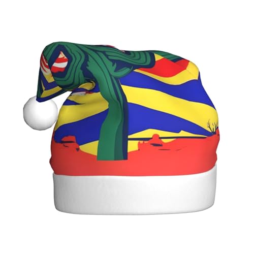 Arizona-Flagge, Weihnachtsmütze, Weihnachtsmannmütze, Kostüm, Zubehör für Weihnachten, Neujahr, Urlaub, Party, Kopfbedeckung Arizona-Flagge, Weihnachtsmütze, Weihnachtsmannmütze, Kostüm, Zubehör für Weihnachten, Neujahr, Urlaub, Party, Kopfbedeckung von HDSKFNS