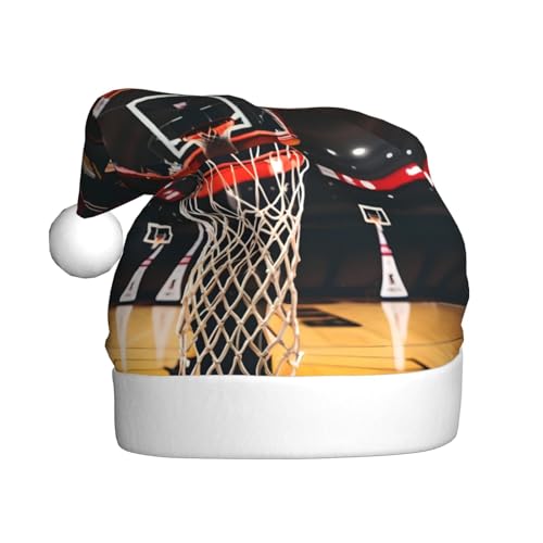 Basketball-Weihnachtsmütze, Weihnachtsmannmütze, Kostüm, Zubehör für Weihnachten, Neujahr, Urlaub, Party, Kopfbedeckung Basketball-Weihnachtsmütze, Weihnachtsmannmütze, Kostüm, Zubehör für Weihnachten, Neujahr, Urlaub, Party, Kopfbedeckung von HDSKFNS