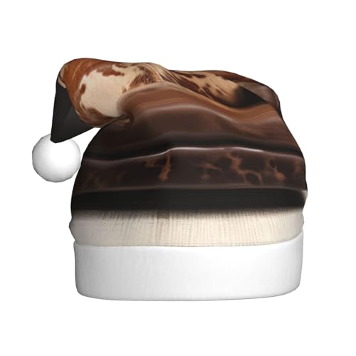 Braune Kuhfell-Weihnachtsmütze, Weihnachtsmannmütze, Kostümzubehör für Weihnachten, Neujahr, Urlaub, Party, Kopfbedeckung Braune Kuhfell-Weihnachtsmütze, Weihnachtsmannmütze, Kostümzubehör für Weihnachten, Neujahr, Urlaub, Party, Kopfbedeckung von HDSKFNS