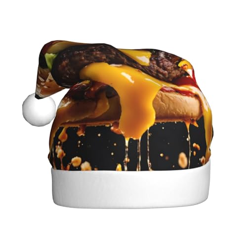 Fast-Food-Weihnachtsmütze, Weihnachtsmannmütze, Kostüm, Zubehör für Weihnachten, Neujahr, Urlaub, Party, Kopfbedeckung Fast-Food-Weihnachtsmütze, Weihnachtsmannmütze, Kostüm, Zubehör für Weihnachten, Neujahr, Urlaub, Party, Kopfbedeckung von HDSKFNS