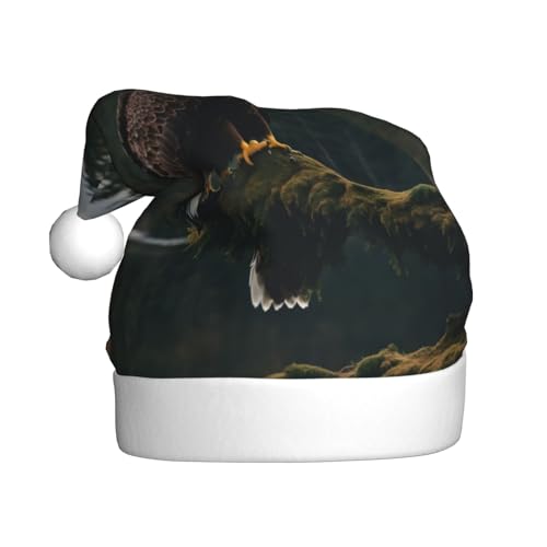 Fliegender Adler Weihnachtsmütze, Weihnachtsmannmütze, Kostüm, Zubehör für Weihnachten, Neujahr, Urlaub, Party, Kopfbedeckung Fliegender Adler Weihnachtsmütze, Weihnachtsmannmütze, Kostüm, Zubehör für Weihnachten, Neujahr, Urlaub, Party, Kopfbedeckung von HDSKFNS