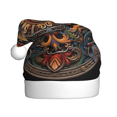 Medaillon Multi Weihnachtsmütze Weihnachtsmannmütze Kostüm Zubehör für Weihnachten Neujahr Urlaub Party Kopfbedeckung Medaillon Multi Weihnachtsmütze Weihnachtsmannmütze Kostüm Zubehör für Weihnachten Neujahr Urlaub Party Kopfbedeckung von HDSKFNS
