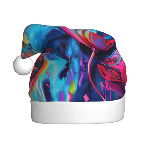 Musik-Weihnachtsmütze, Weihnachtsmannmütze, Kostüm, Zubehör für Weihnachten, Neujahr, Urlaub, Party, Kopfbedeckung Musik-Weihnachtsmütze, Weihnachtsmannmütze, Kostüm, Zubehör für Weihnachten, Neujahr, Urlaub, Party, Kopfbedeckung von HDSKFNS