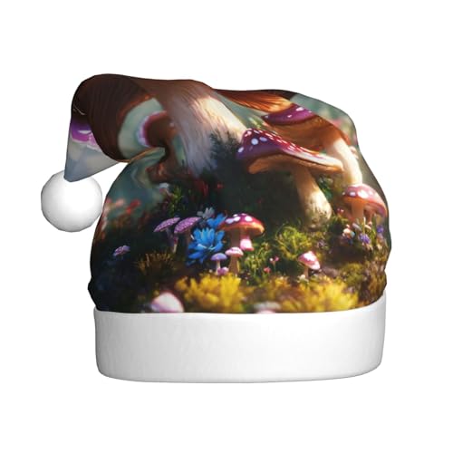 Wilde Pilz-Weihnachtsmütze, Weihnachtsmannmütze, Kostüm, Zubehör für Weihnachten, Neujahr, Urlaub, Party, Kopfbedeckung Wilde Pilz-Weihnachtsmütze, Weihnachtsmannmütze, Kostüm, Zubehör für Weihnachten, Neujahr, Urlaub, Party, Kopfbedeckung von HDSKFNS