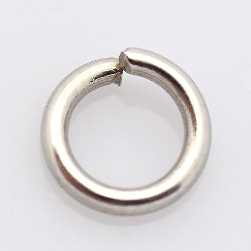 HDSupplies 100 Stück – 304 Edelstahl-Binderinge – 7 mm – 17 Gauge (1,2 mm Dicke) von HDSupplies