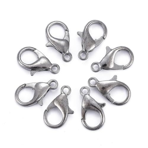 HDSupplies Karabinerverschlüsse, 16 x 8 mm/2 mm Loch, Gunmetal Black, 100 Stück HDSupplies Karabinerverschlüsse, 16 x 8 mm/2 mm Loch, Gunmetal Black, 100 Stück von HDSupplies