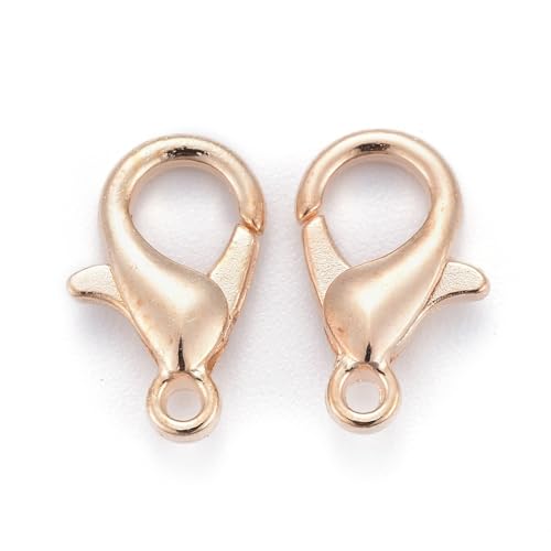 HDSupplies Karabinerverschlüsse, KC, goldfarben, 16 x 8 mm/2 mm Loch, 100 Stück von HDSupplies