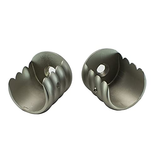 HDTL Zubehör für Gardinenstangen Ø 16mm Satin Matt Ø 16mm Wandlager (L+R) von HDTL