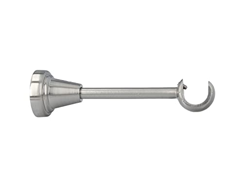 HDTL Zubehör für Gardinenstangen Ø 19mm Edelstahl Optik Ø 19mm Wandhalter von HDTL