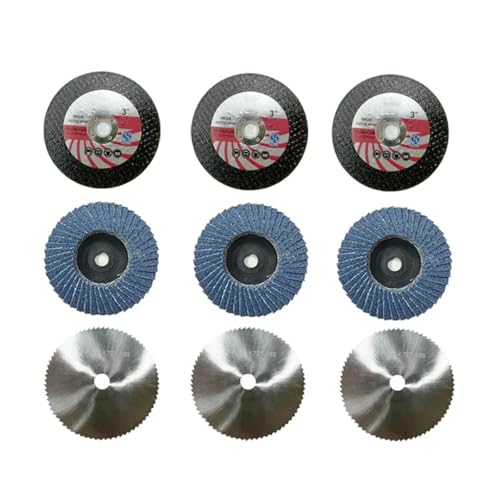 HDUNGM 75 x 10 mm Mini-Winkelschleifscheibe, Trennscheibe for Holz und Metall, Hochgeschwindigkeits-Hartmetall-Polierscheibe for Zubehörset for elektrische Winkelschleifer HDUNGM 75 x 10 mm Mini-Winkelschleifscheibe, Trennscheibe for Holz und Metall, Hochgeschwindigkeits-Hartmetall-Polierscheibe for Zubehörset for elektrische Winkelschleifer von HDUNGM