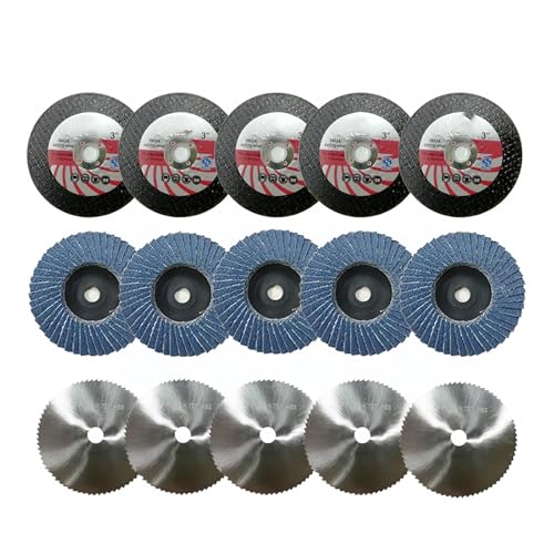 HDUNGM 75 x 10 mm Mini-Winkelschleifscheibe, Trennscheibe for Holz und Metall, Hochgeschwindigkeits-Hartmetall-Polierscheibe for Zubehörset for elektrische Winkelschleifer HDUNGM 75 x 10 mm Mini-Winkelschleifscheibe, Trennscheibe for Holz und Metall, Hochgeschwindigkeits-Hartmetall-Polierscheibe for Zubehörset for elektrische Winkelschleifer von HDUNGM