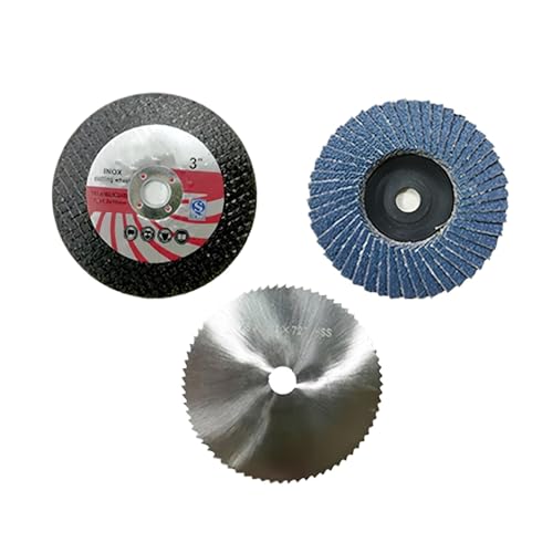 HDUNGM 75 x 10 mm Mini-Winkelschleifscheibe, Trennscheibe for Holz und Metall, Hochgeschwindigkeits-Hartmetall-Polierscheibe for Zubehörset for elektrische Winkelschleifer von HDUNGM