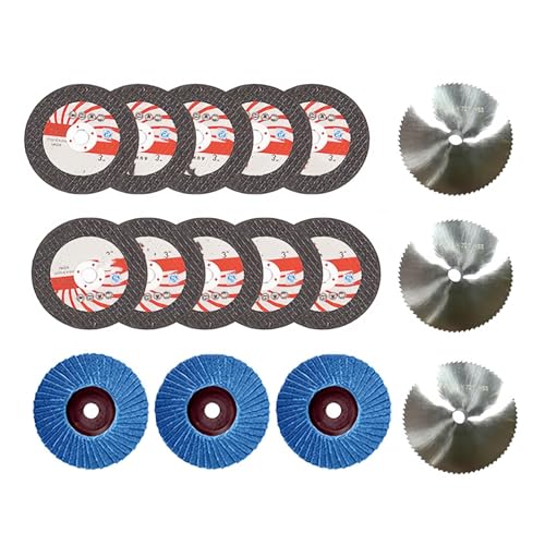 HDUNGM 75 x 10 mm Mini-Winkelschleifscheibe, Trennscheibe for Holz und Metall, Hochgeschwindigkeits-Hartmetall-Polierscheibe for Zubehörset for elektrische Winkelschleifer HDUNGM 75 x 10 mm Mini-Winkelschleifscheibe, Trennscheibe for Holz und Metall, Hochgeschwindigkeits-Hartmetall-Polierscheibe for Zubehörset for elektrische Winkelschleifer von HDUNGM