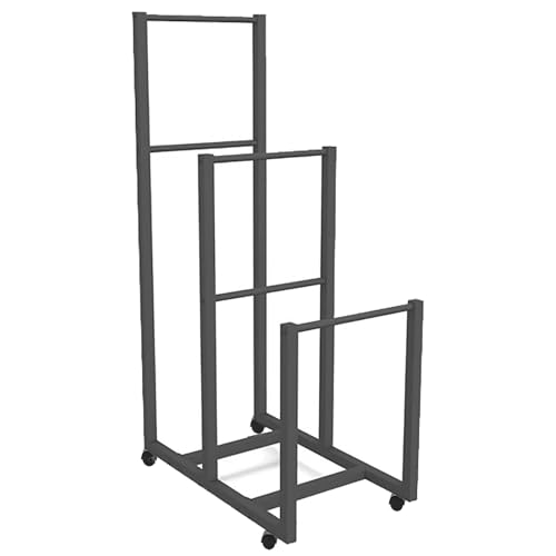 HDYZJQ Lagerregal Kartonlagerregal Mobiler Wagen, Tragbarer Karton-Trennwagen Für Lagerfabriken, Zeichenbretter, Bilderrahmen, Organizer-Ständer(Hold 30-60 Pcs) von HDYZJQ