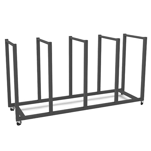 HDYZJQ Lagerregal Kartonlagerregal Mobiler Wagen, Tragbarer Karton-Trennwagen Für Lagerfabriken, Zeichenbretter, Bilderrahmen, Organizer-Ständer(Hold 80-110 Pcs) von HDYZJQ