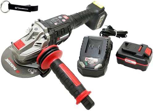 HEADNMORE® Bundle - PARKSIDE PERFORMANCE® 20V Akku Winkelschleifer AP 20 Li + HEADNMORE® Schlüsselanhänger (1x4Ah Akku) von HEADNMORE
