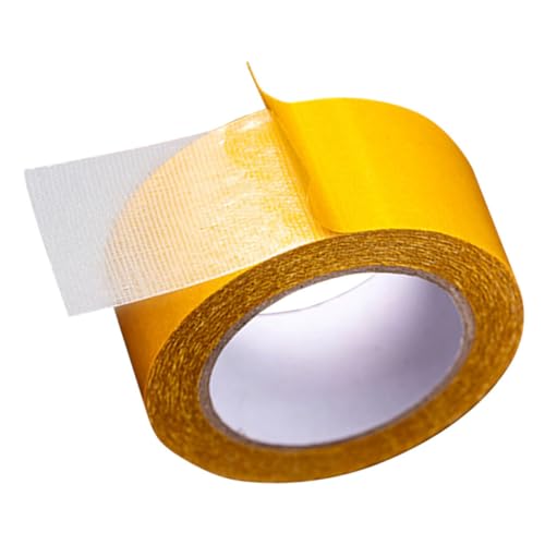 HEALEEP 1 Rolle Doppelseitiges Klebeband Stark Haftendes Gewebeband mit Fiberglasnetz für Reparaturen Dekorationen Büroanwendungen Hochleistungs Klebeband für Vielseitige Nutzung von HEALEEP