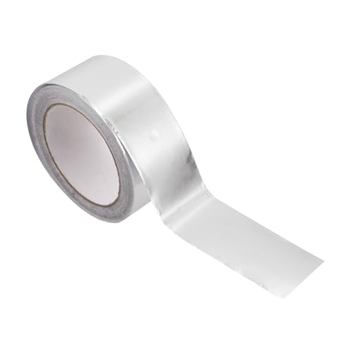 HEALEEP 1 Rolle Isolierband aus Aluminiumfolie Hitze Verpackung Isolierung doppelt Umreifung Alu-Klebeband strapazierfähig Trockner-Entlüftungsband Trocknerband Folienband Silber HEALEEP 1 Rolle Isolierband aus Aluminiumfolie Hitze Verpackung Isolierung doppelt Umreifung Alu-Klebeband strapazierfähig Trockner-Entlüftungsband Trocknerband Folienband Silber von HEALEEP