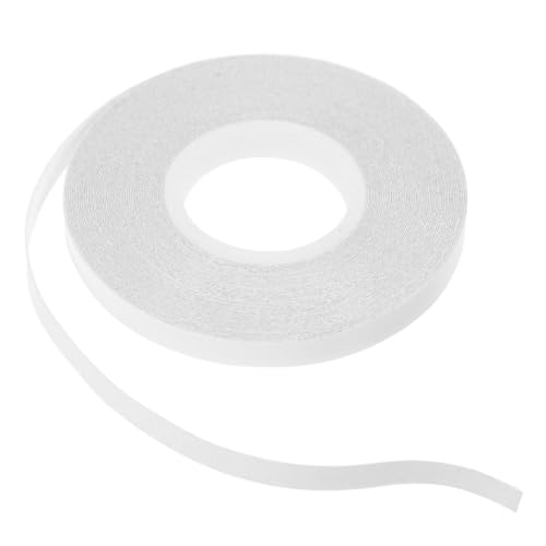 HEALEEP 1 Rolle Wasserlösliches doppelseitiges Klebeband Heften doppelt einseitig doppelseitiges Stoffband Heftband zum Nähen Wasserlösliches Nähband doppelseitiges Quiltband pva Weiß von HEALEEP