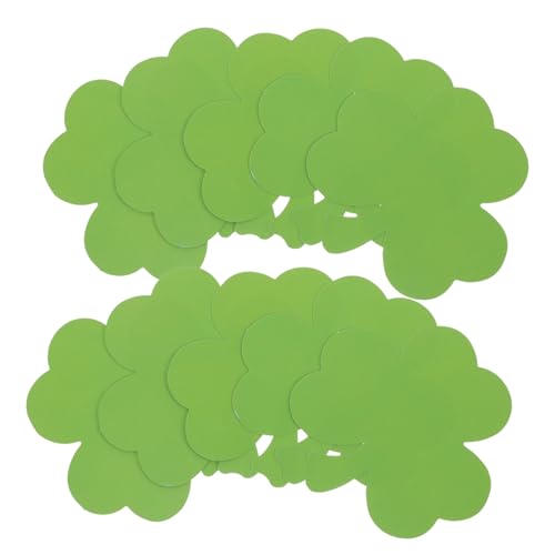 HEALEEP 1 Satz Kleeblatt-Karte papier st. patricks day party-Bastelarbeiten leere Karten DIY tapetenausschnitte Kindergartendekoration empfindlich schmücken Blätter Hintergrund von HEALEEP