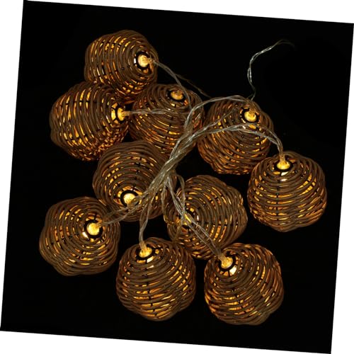 HEALEEP 1 Satz Kreative Imitation Rattan LED Lichterkette für Partys Handgefertigte Dekorative Lichter für Cafés Restaurants und Räume Warmlicht ohne Batterie HEALEEP 1 Satz Kreative Imitation Rattan LED Lichterkette für Partys Handgefertigte Dekorative Lichter für Cafés Restaurants und Räume Warmlicht ohne Batterie von HEALEEP