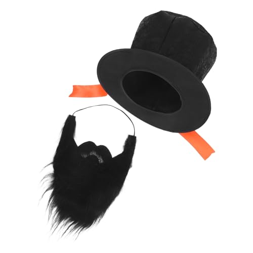 HEALEEP 1 Set Multifunktionaler Zylinder Hüte Partykostüm Verkleidungszubehör Falscher Für Kostüm Zaubererhut Kostüm Für Comedy Partyhut Falsche Schwarzer Vliesstoff von HEALEEP