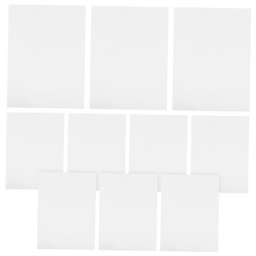 HEALEEP 10 Blatt Doppelseitiges Klebeband Für Namensschilder, Klebepads Zur Montage Von Kunststoff-klebepads, Multifunktionale Doppelseitige Klebefolie (a4) von HEALEEP