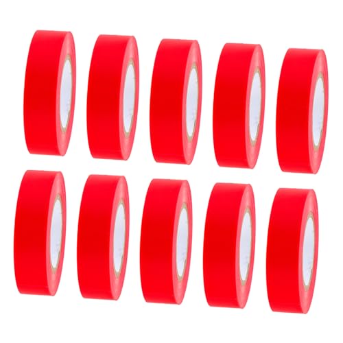 HEALEEP 10 Stück Elektriker Klebeband Hochtemperatur Isolierband für Elektroarbeiten Wasserdichtes Klebeband Vielseitig Einsetzbar für Heim Büro DIY Projekte HEALEEP 10 Stück Elektriker Klebeband Hochtemperatur Isolierband für Elektroarbeiten Wasserdichtes Klebeband Vielseitig Einsetzbar für Heim Büro DIY Projekte von HEALEEP