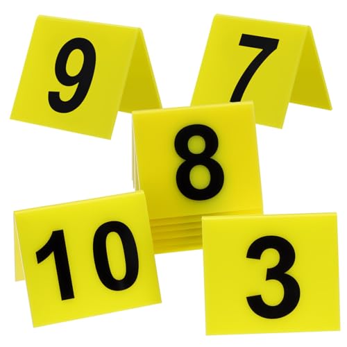 HEALEEP 10 Stück Nummernschild Zubehör Kleine Tatortmarkierungen Beweismarkierungen Durchsichtige Tischspiel Zubehörnummern X Permanente Tischnummern Zeltkarten Tischnummernhalter HEALEEP 10 Stück Nummernschild Zubehör Kleine Tatortmarkierungen Beweismarkierungen Durchsichtige Tischspiel Zubehörnummern X Permanente Tischnummern Zeltkarten Tischnummernhalter von HEALEEP