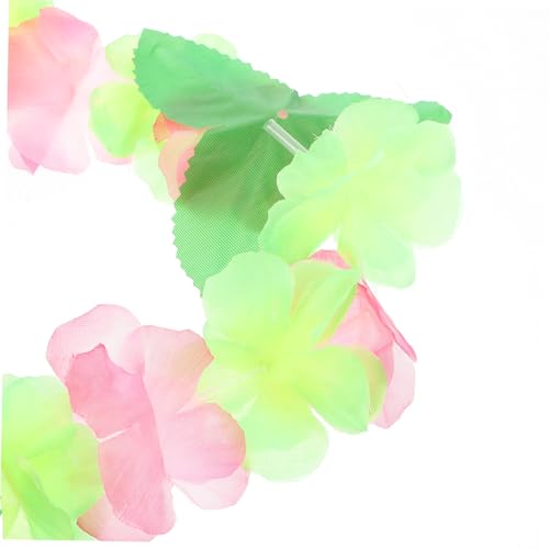 HEALEEP 10 Stück Teiliges Ananas Sonnenbrillen Set mit Tropischem Blumenkranz Leichtes Stoffmaterial Komfortabel für Damen für Strandpartys Luau und Sommerliche Beach Dekoration von HEALEEP
