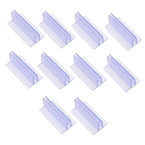 HEALEEP 10 Stück Teiliges Sneeze Guard Halter für Preisschilder Stabile Acryldisplay für Einzelhandel Supermarkt Büro Veranstaltungen mit Sicherem Zahnclip Design für Sichtbarkeit von HEALEEP